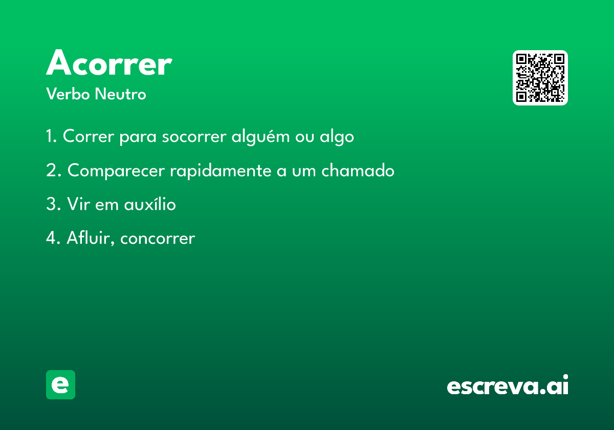 acorrer