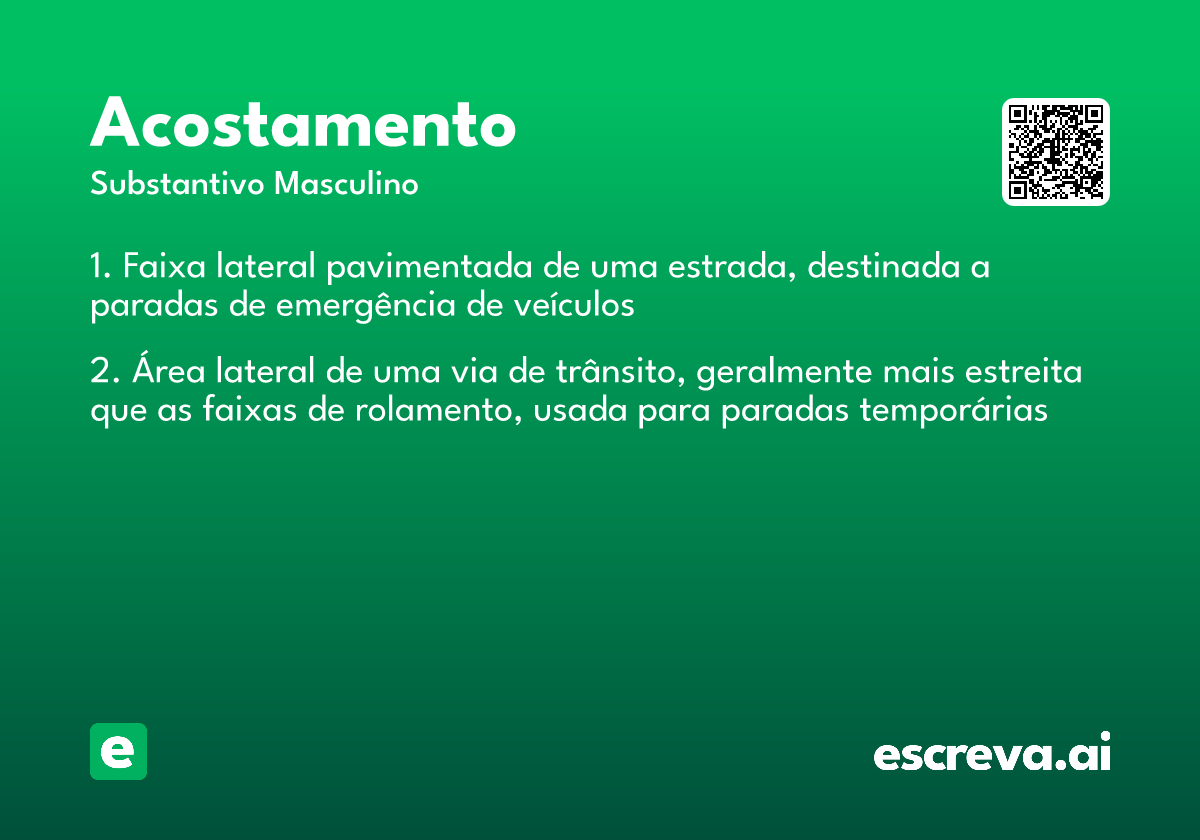 acostamento
