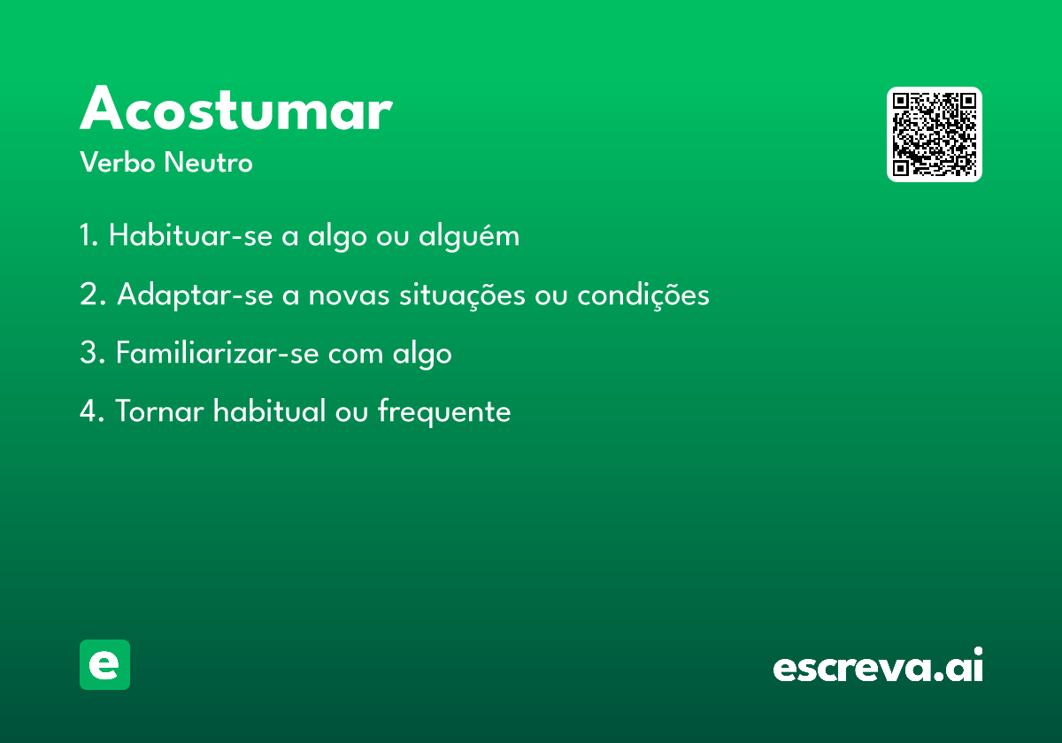 acostumar