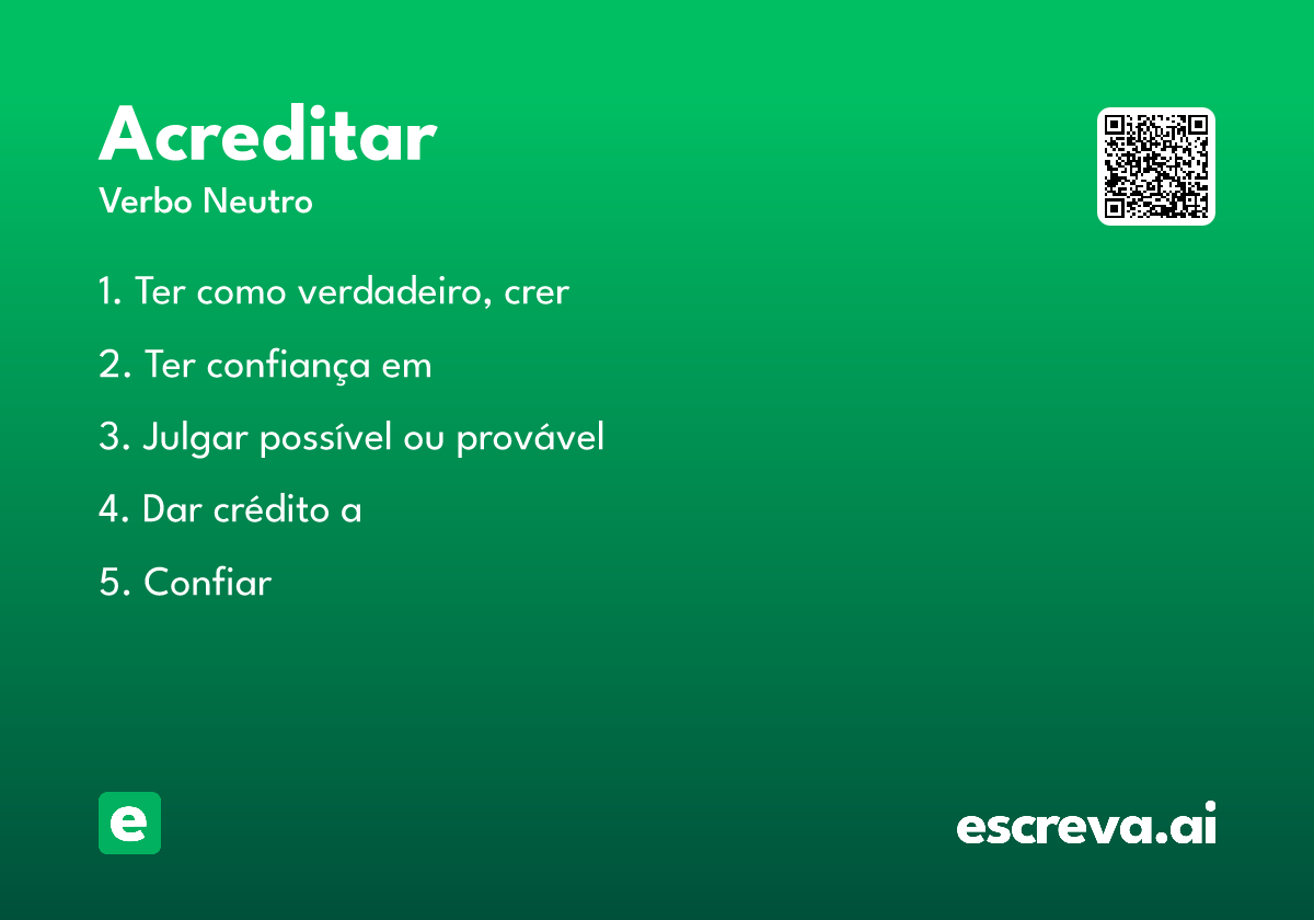 acreditar