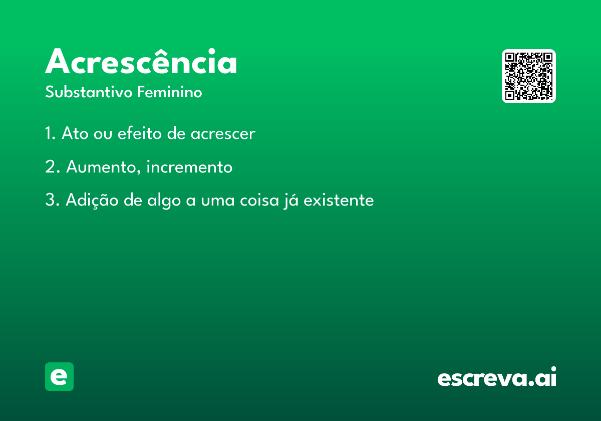acrescência