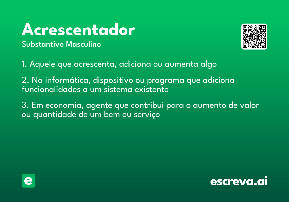 acrescentador