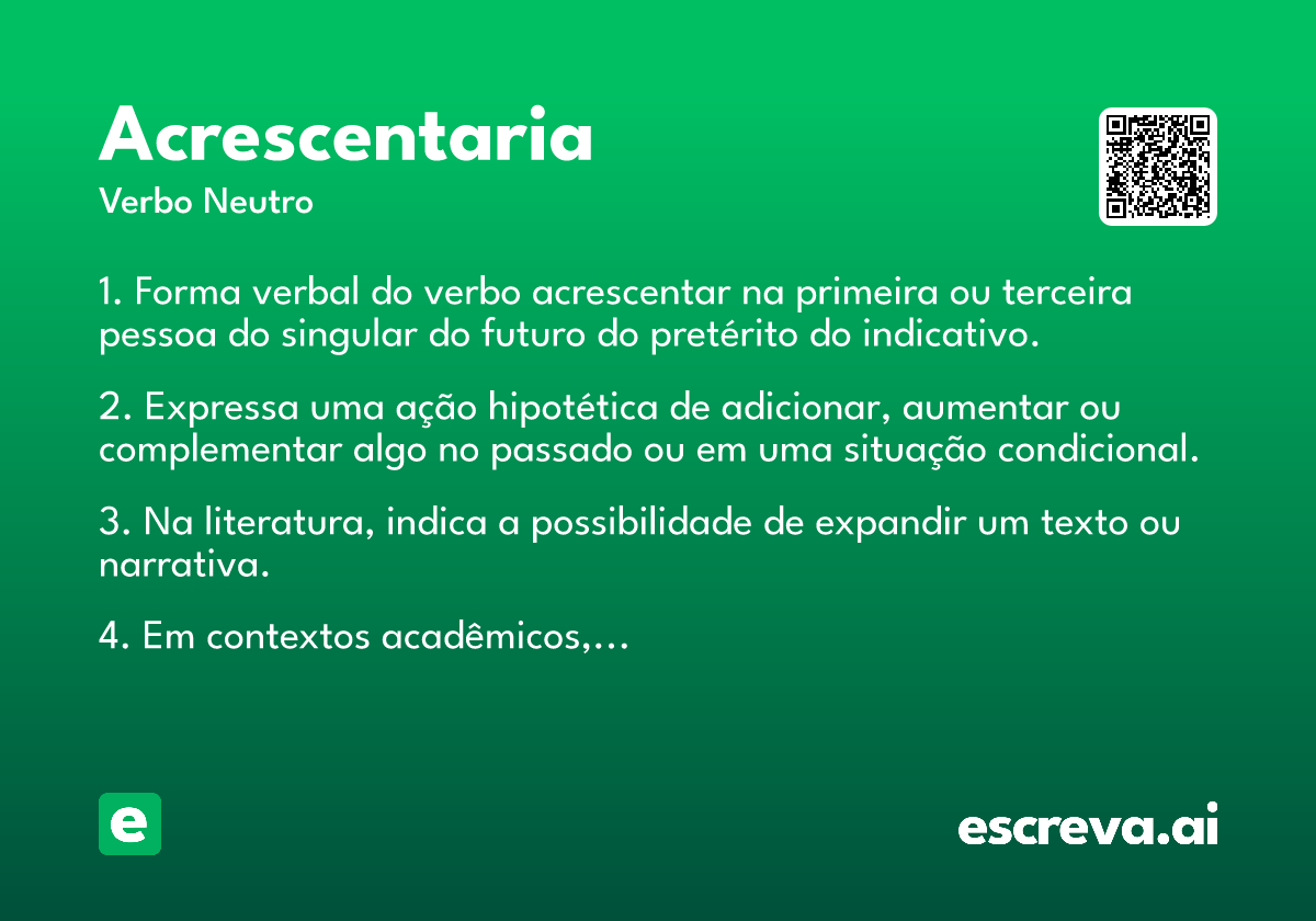 acrescentaria