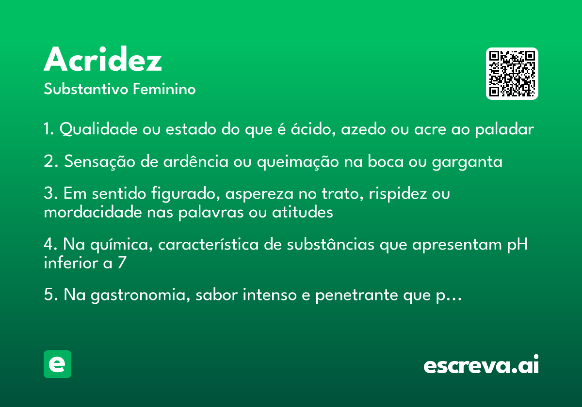 acridez