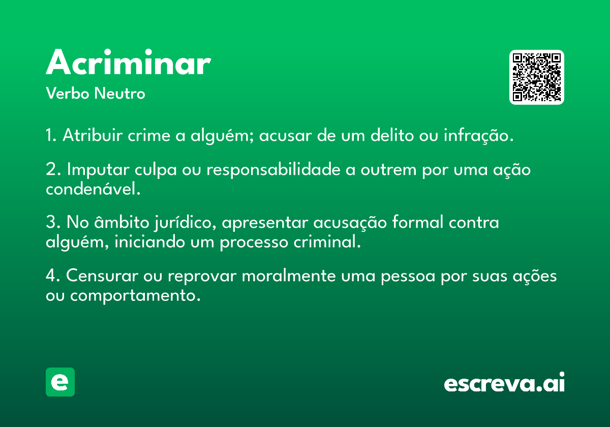 acriminar
