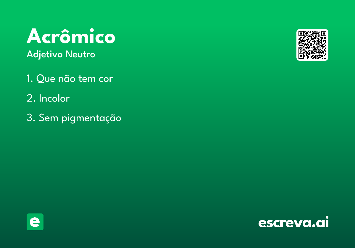 acrômico
