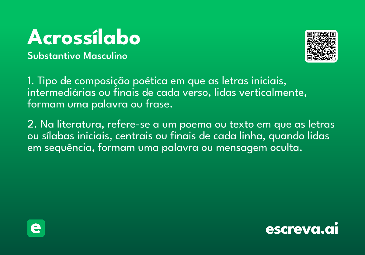 acrossílabo