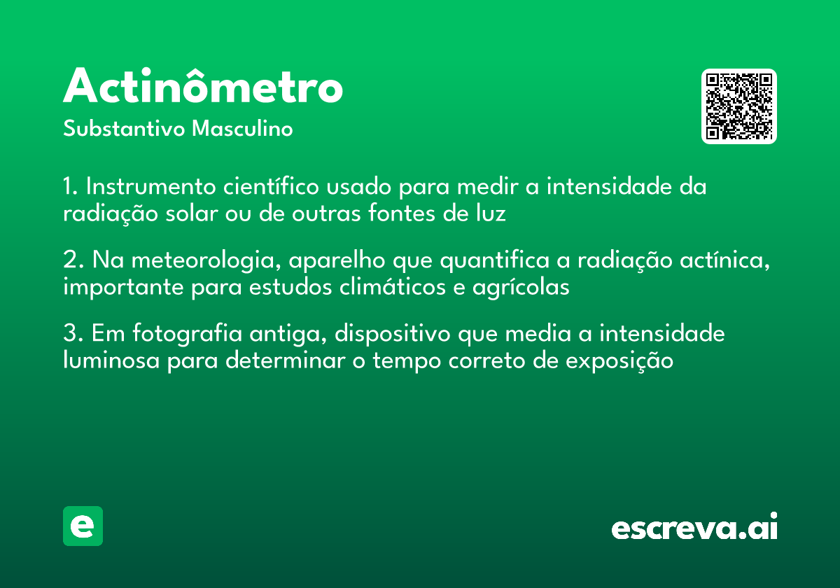 actinômetro