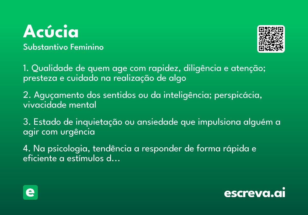 acúcia