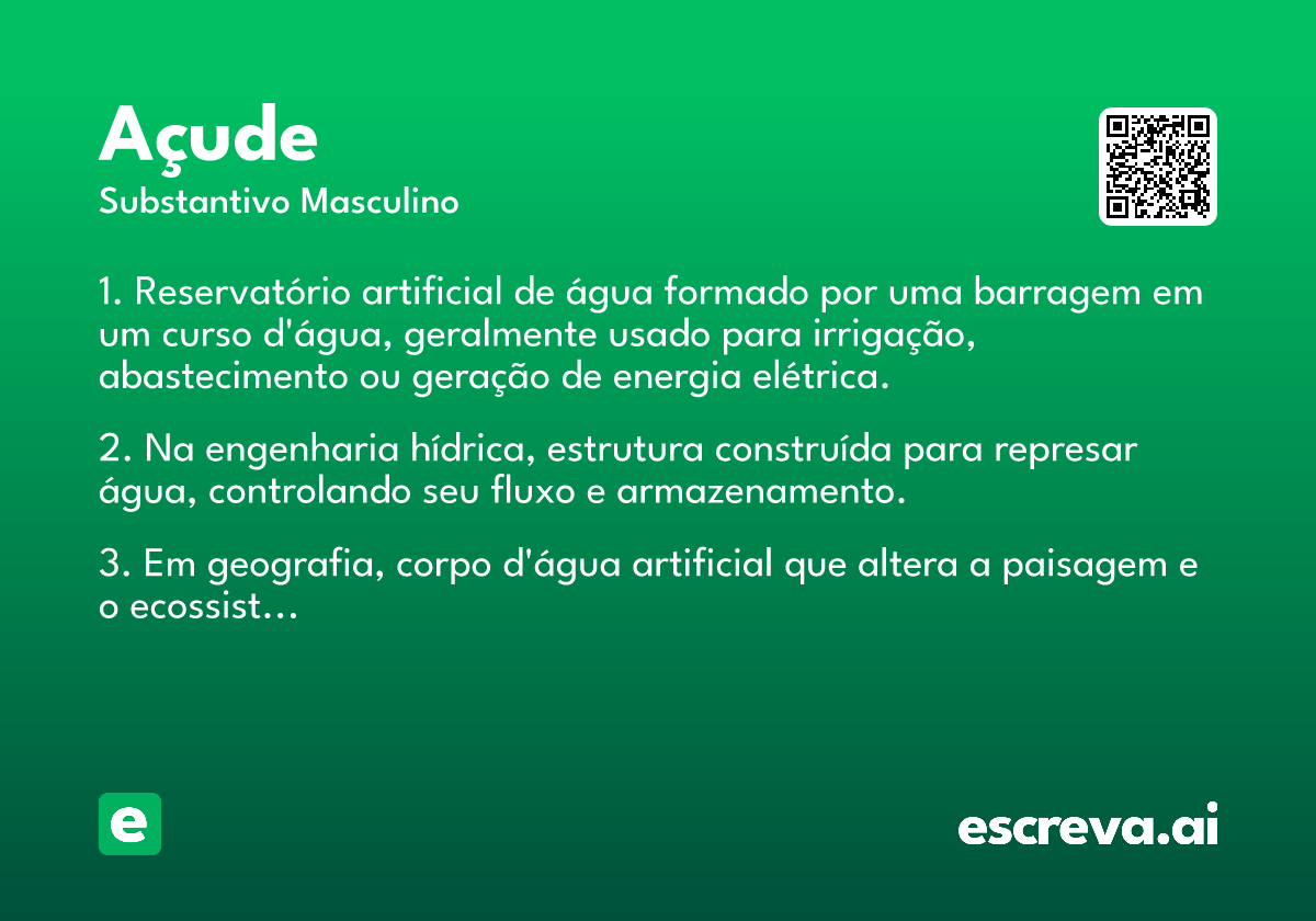 açude