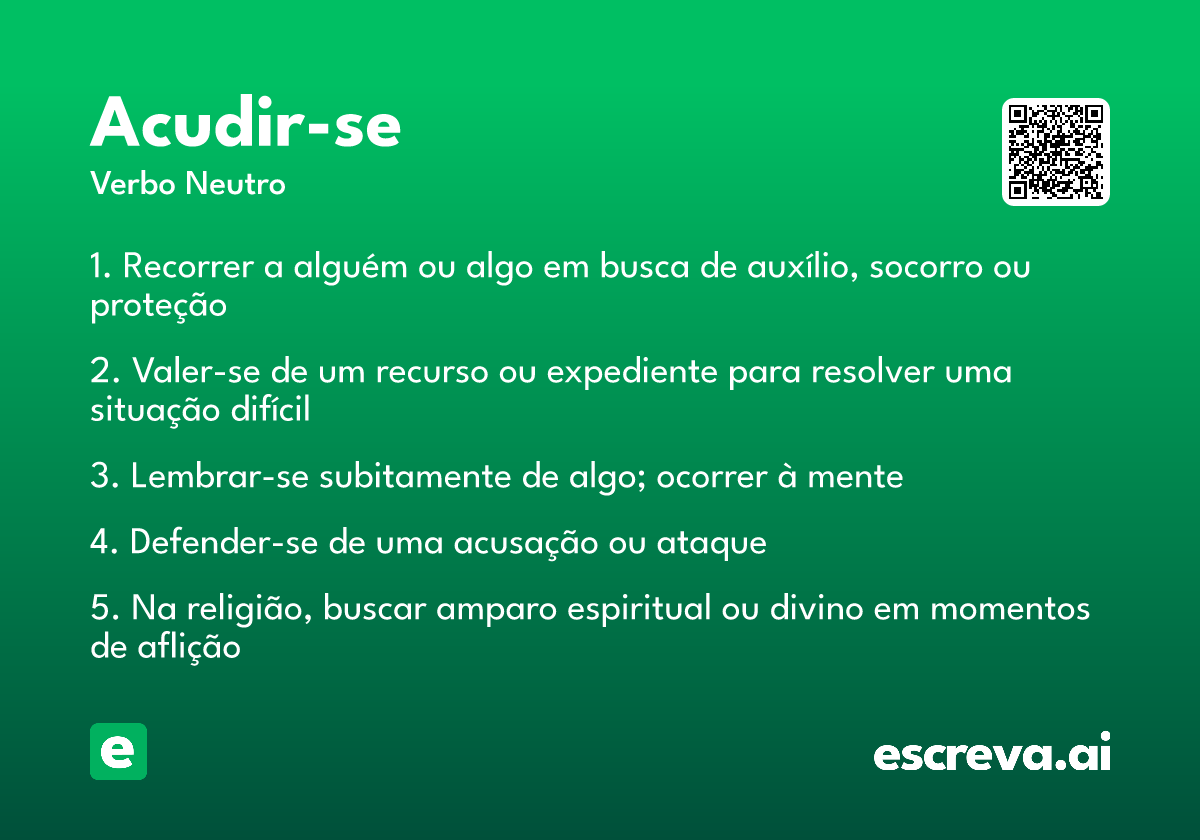 acudir-se