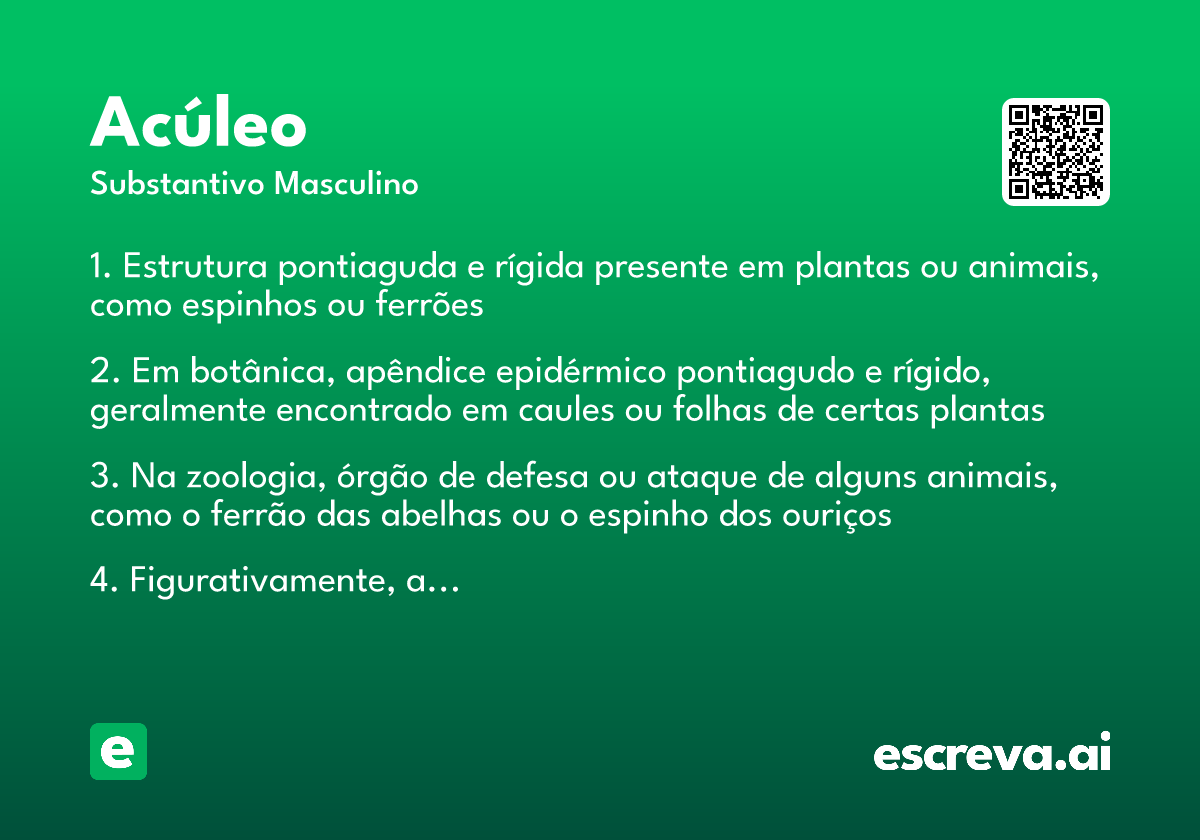 acúleo