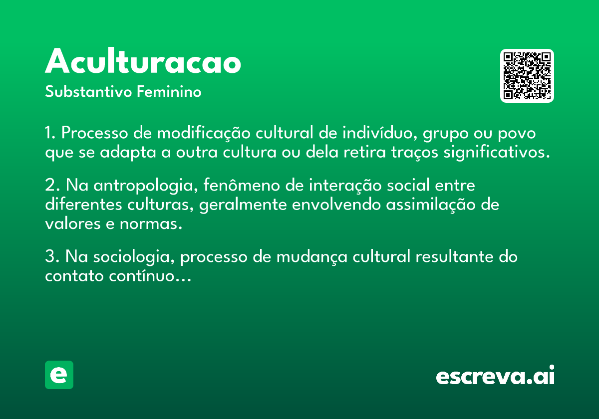 aculturacao