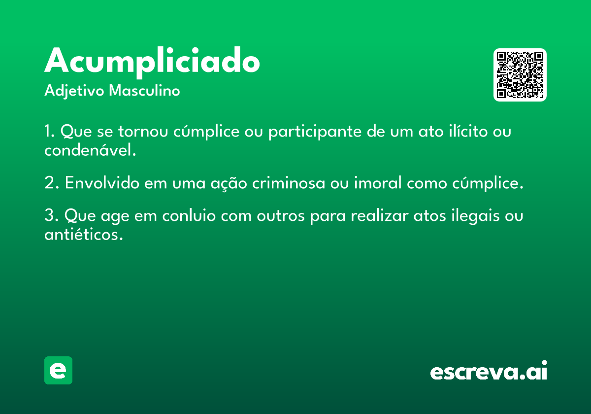 acumpliciado