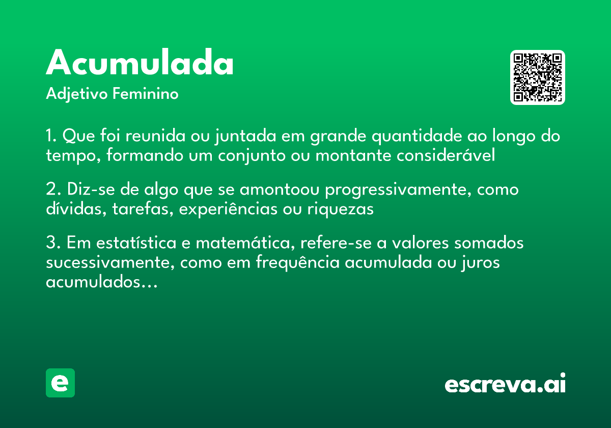 acumulada