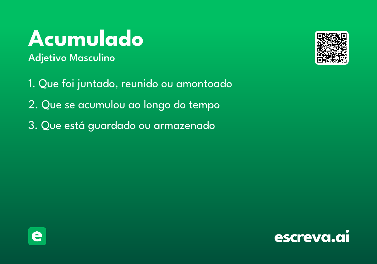 acumulado