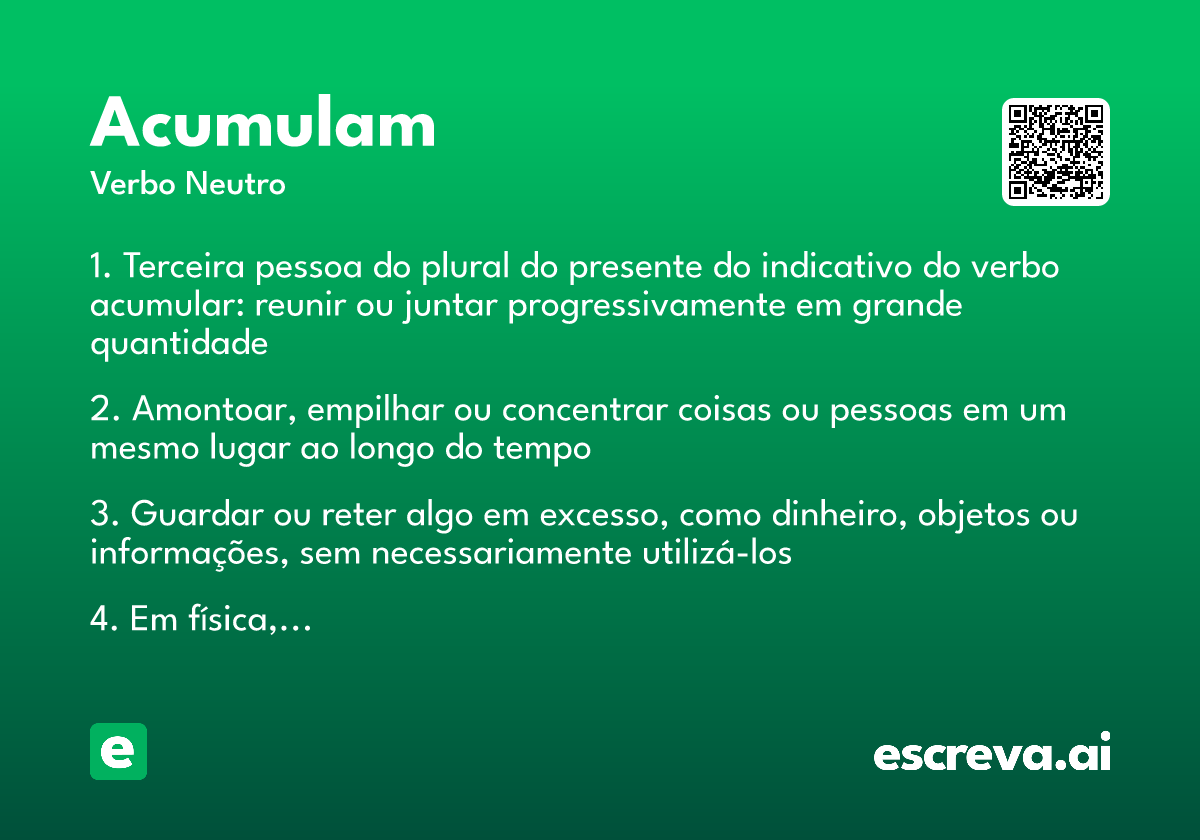 acumulam