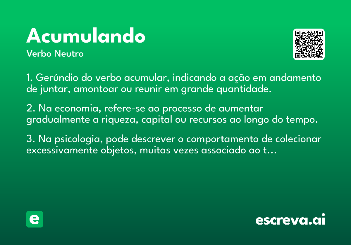 acumulando