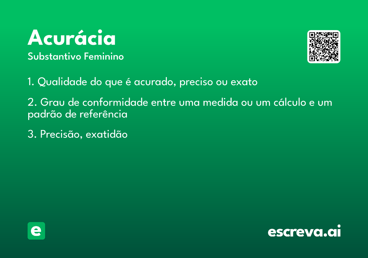 acurácia