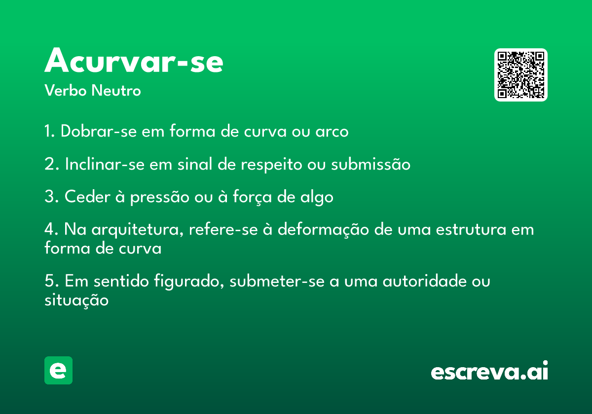 acurvar-se