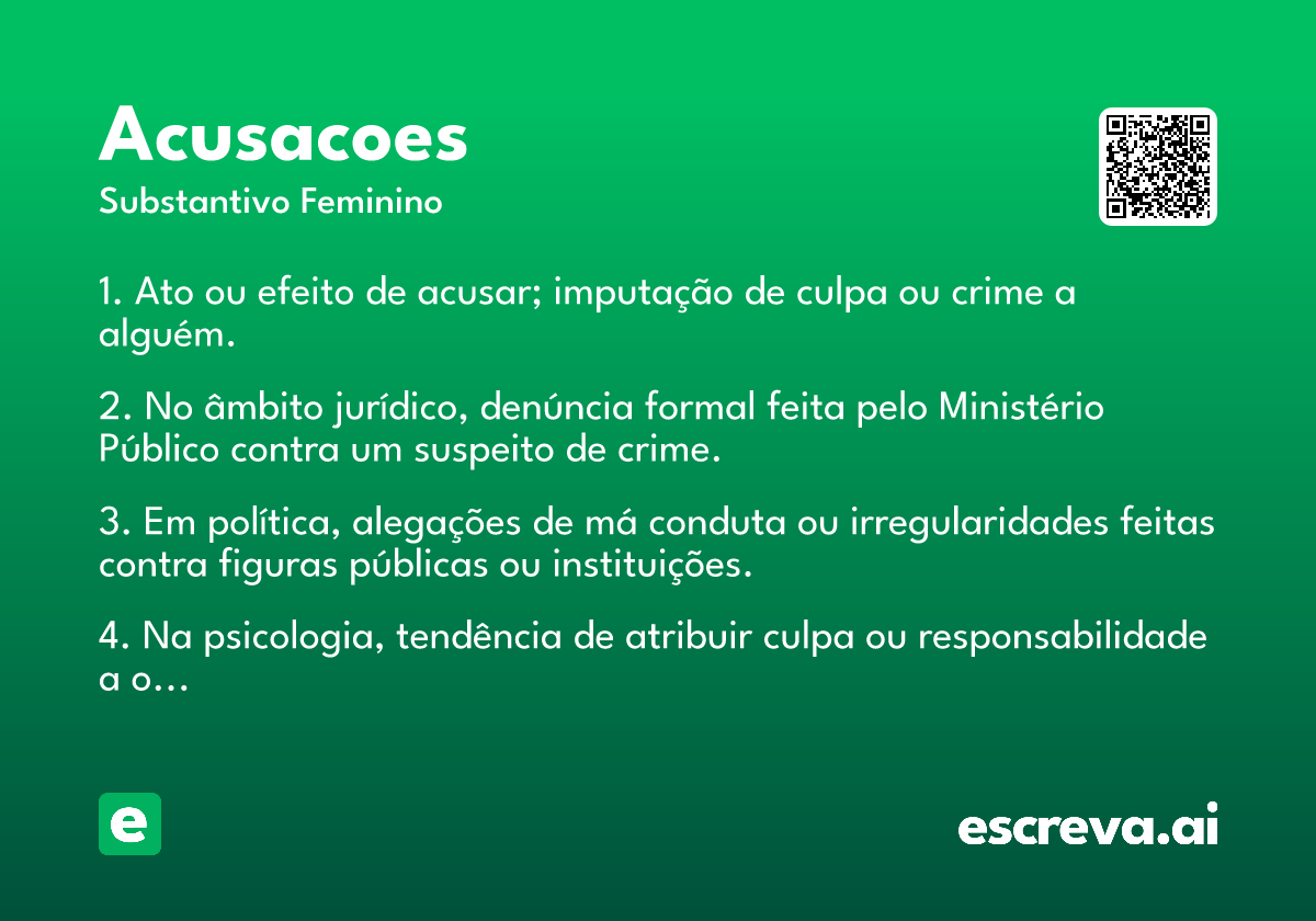 acusacoes