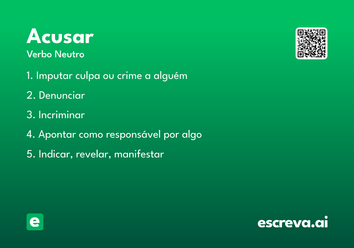 acusar