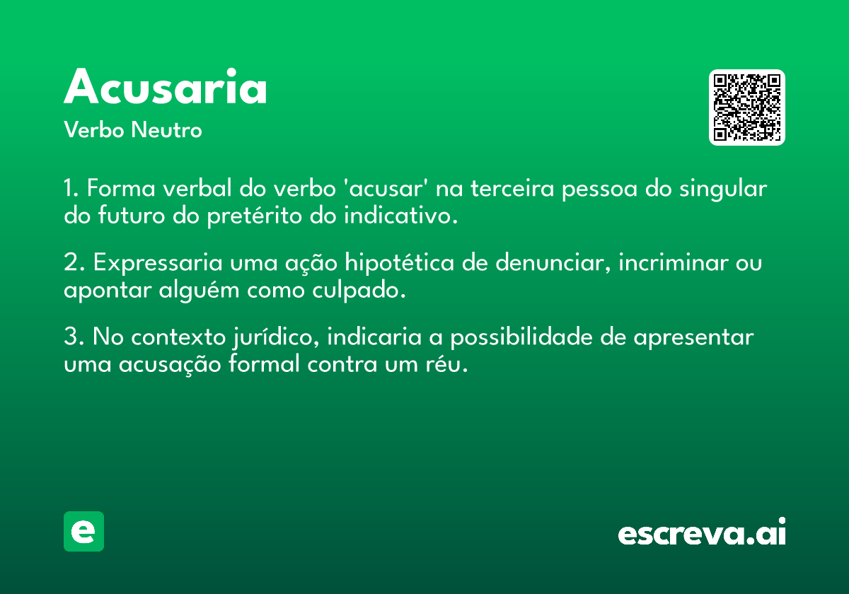 acusaria