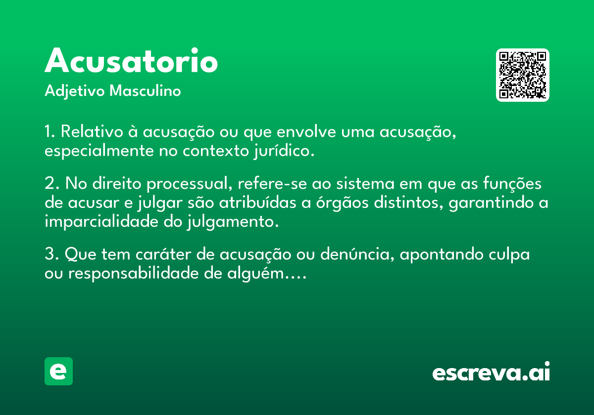 acusatorio