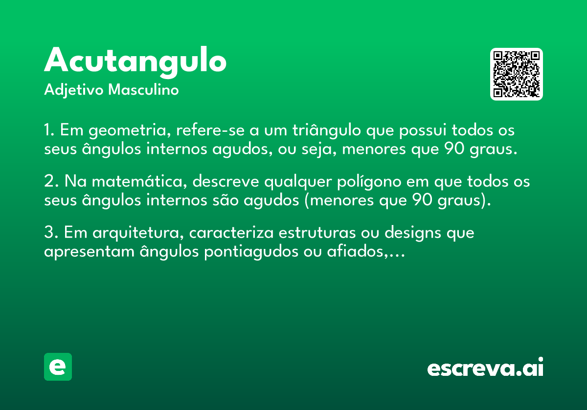 acutangulo