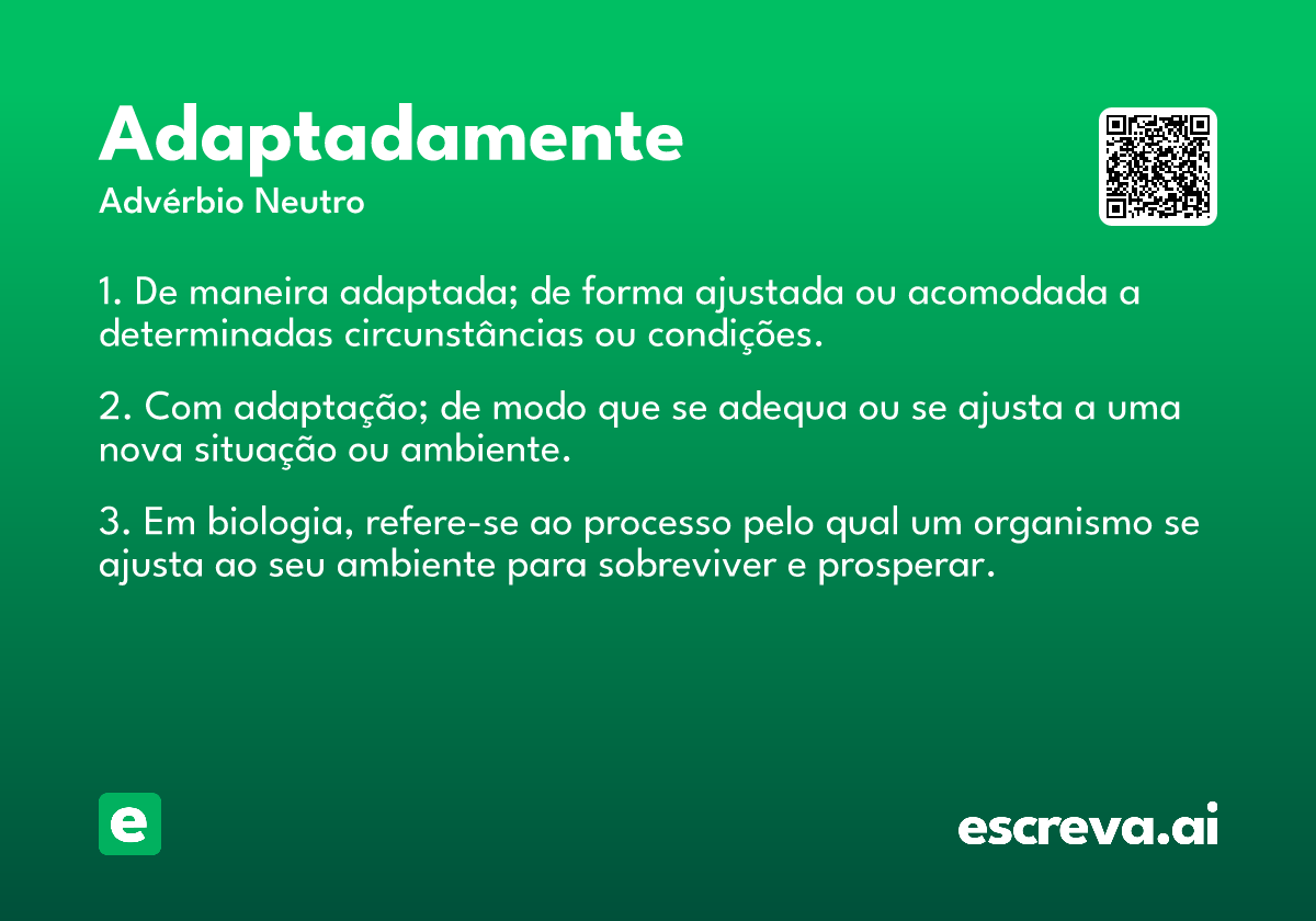 adaptadamente