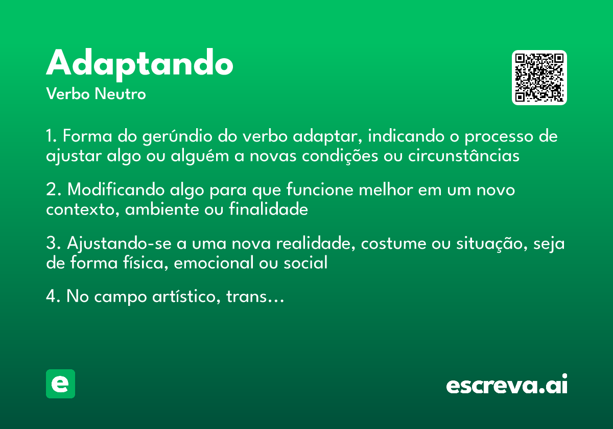 adaptando