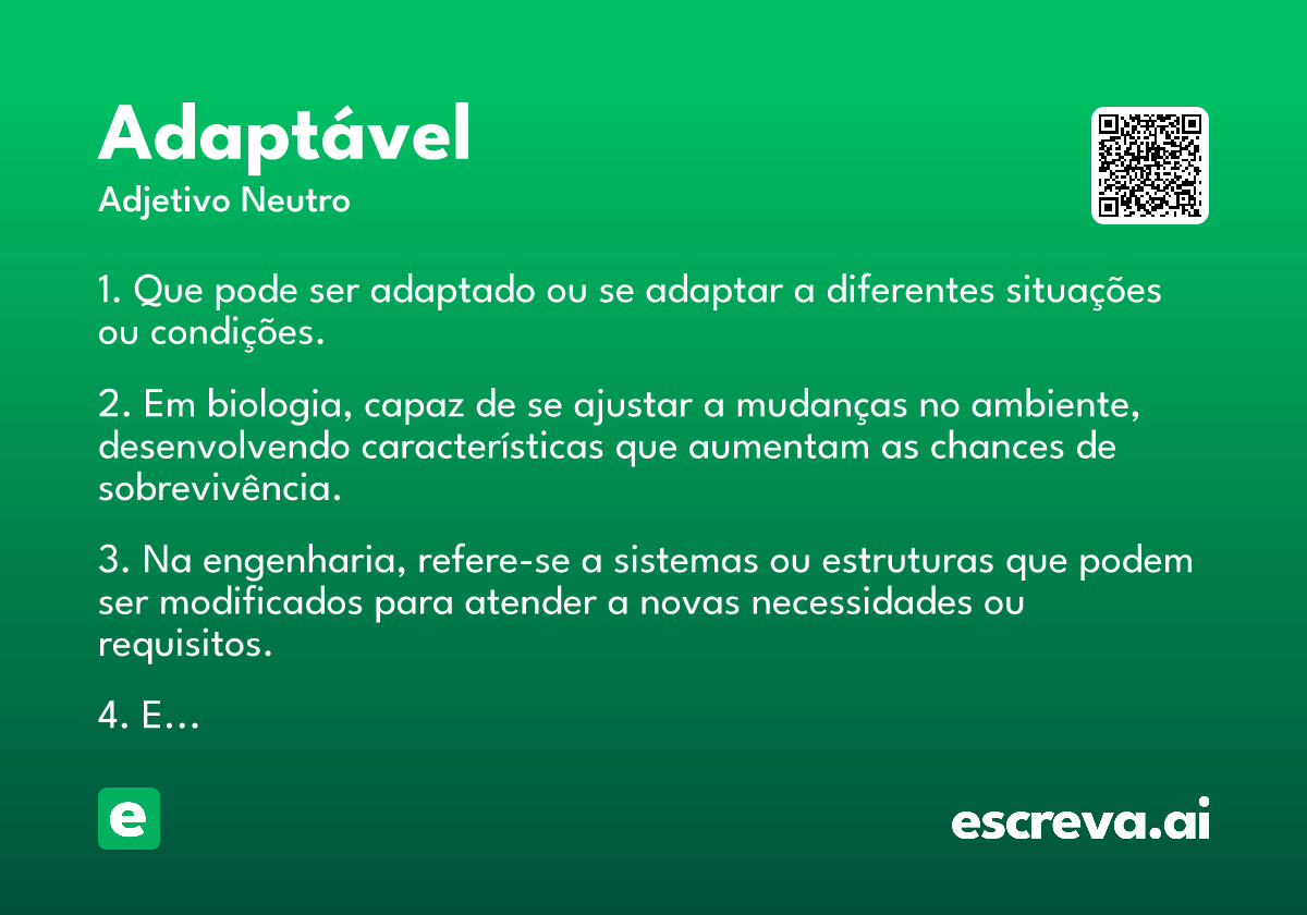adaptável