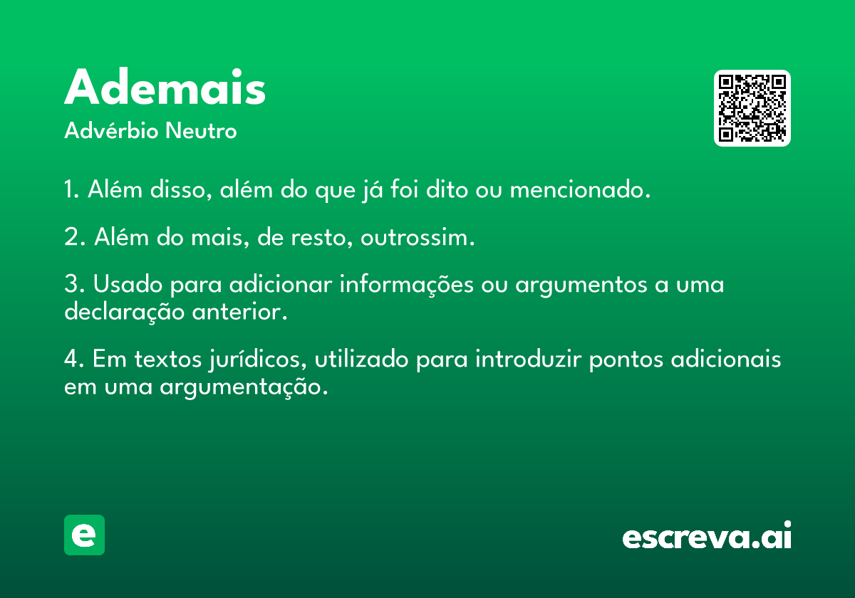 ademais