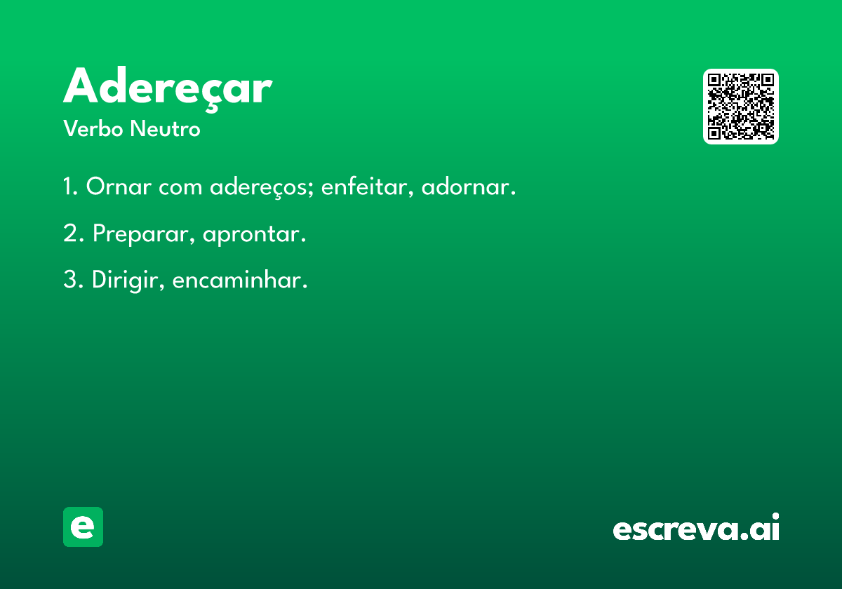 adereçar