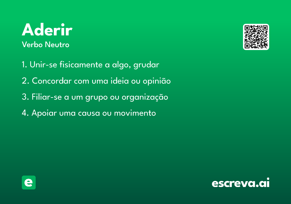 aderir