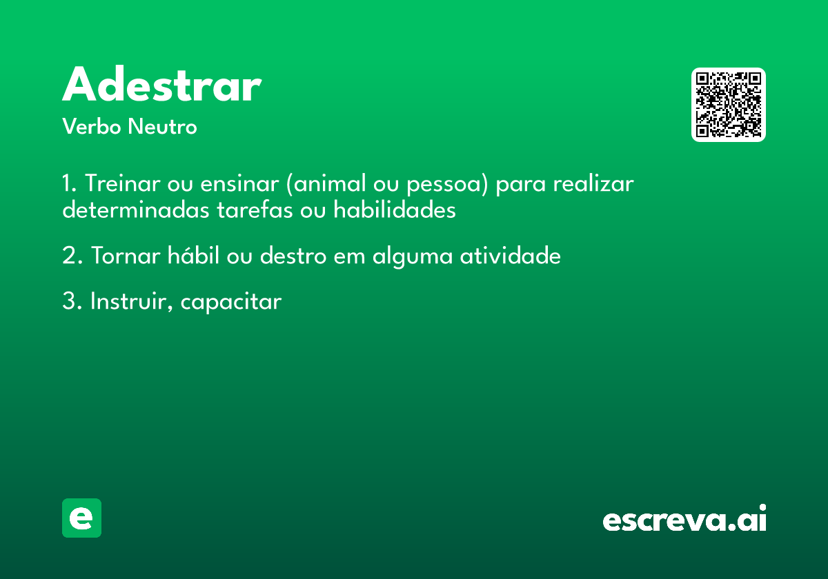 adestrar