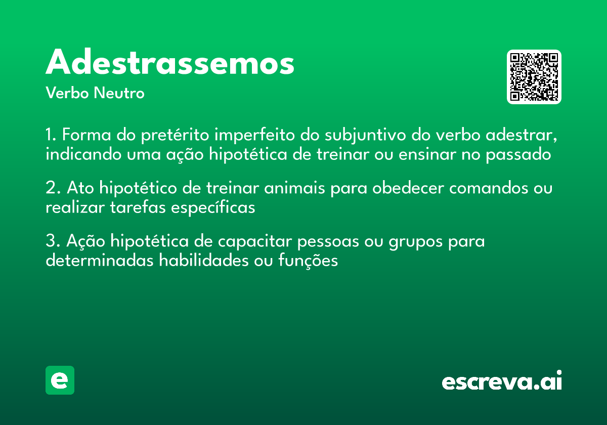 adestrassemos