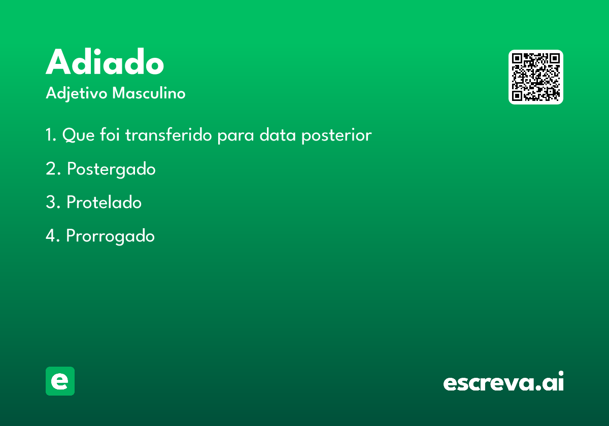 adiado