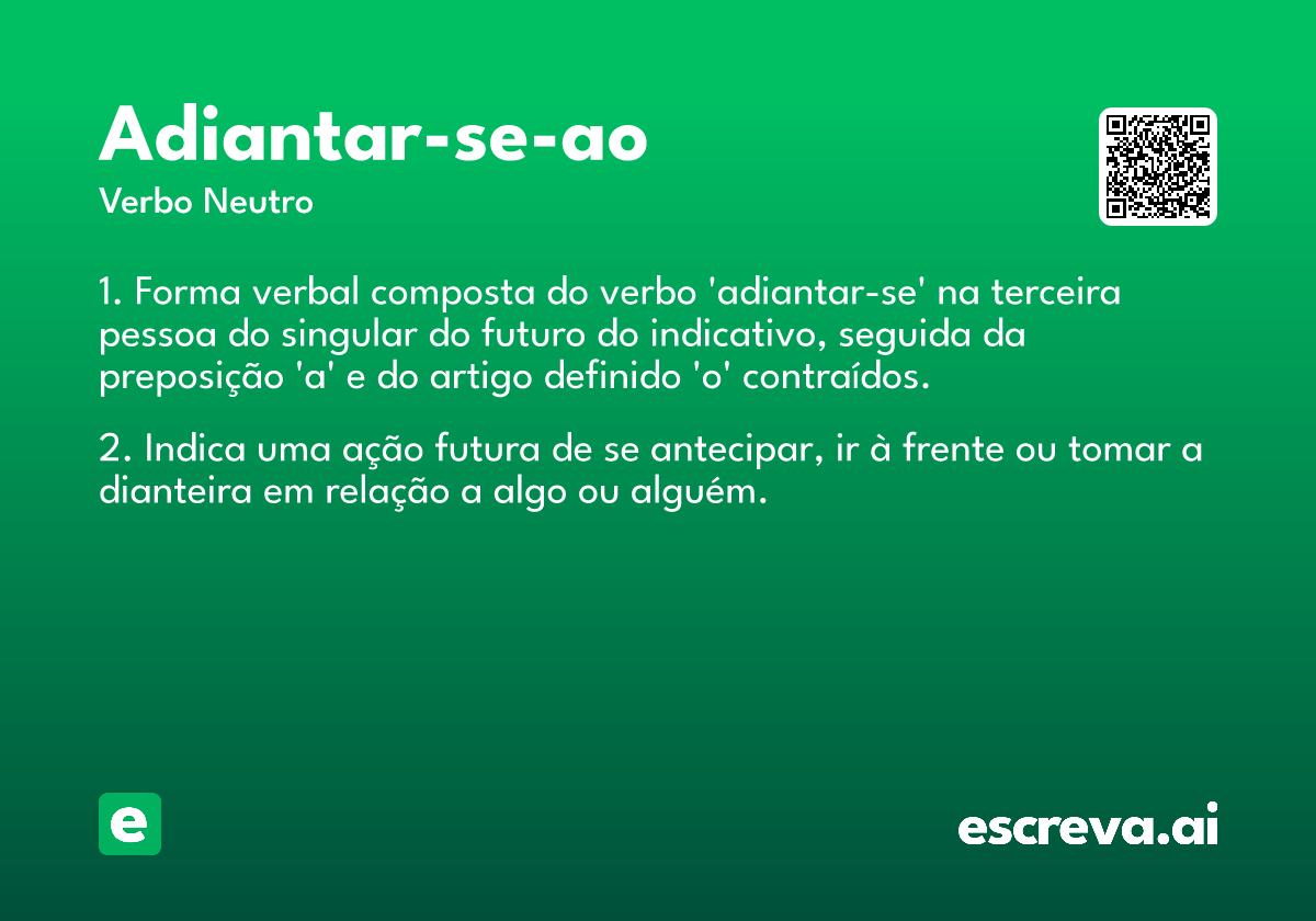 adiantar-se-ao