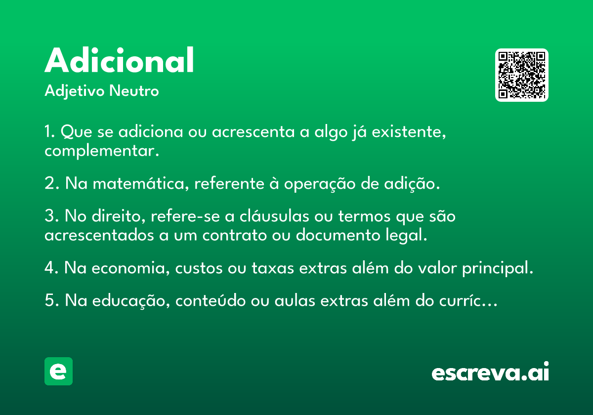adicional
