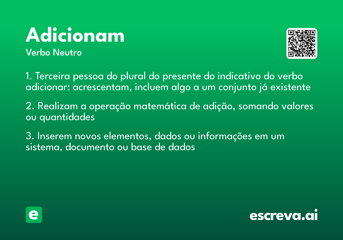 adicionam