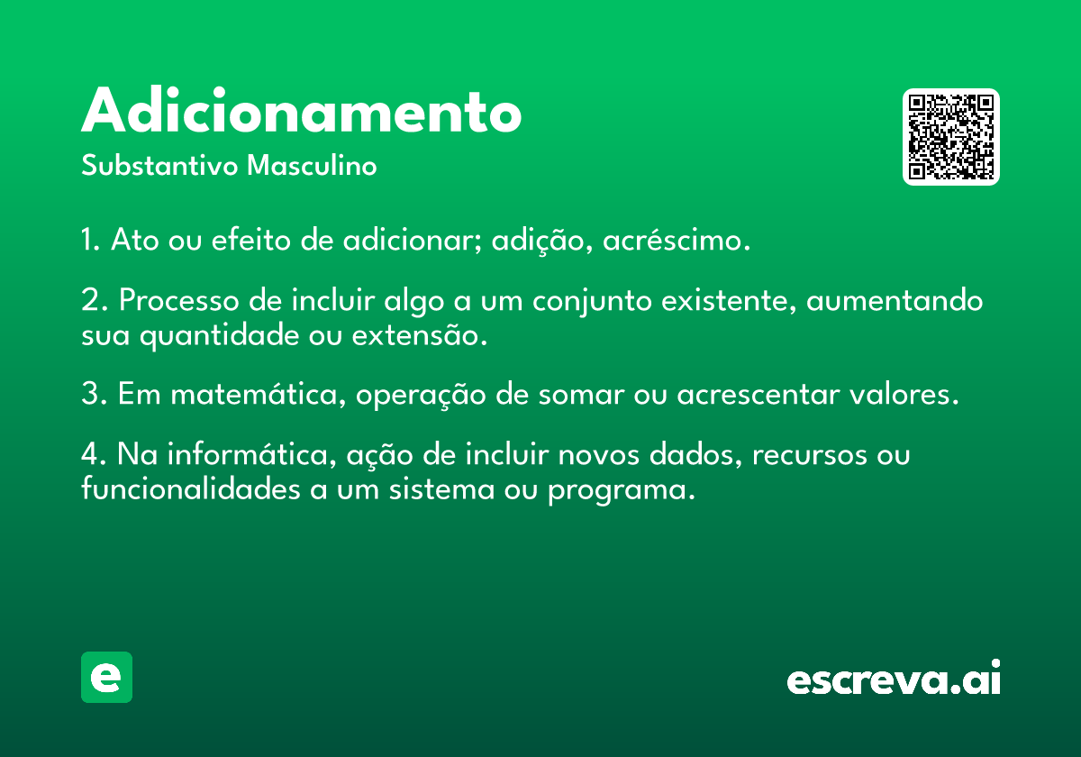 adicionamento