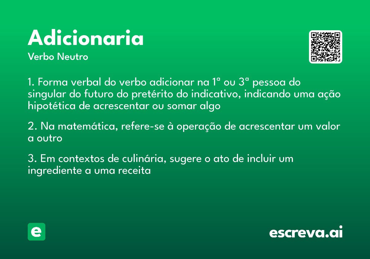 adicionaria