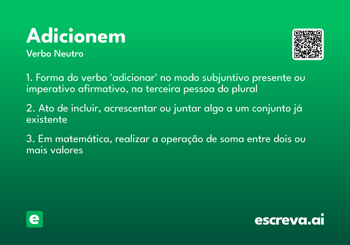 adicionem