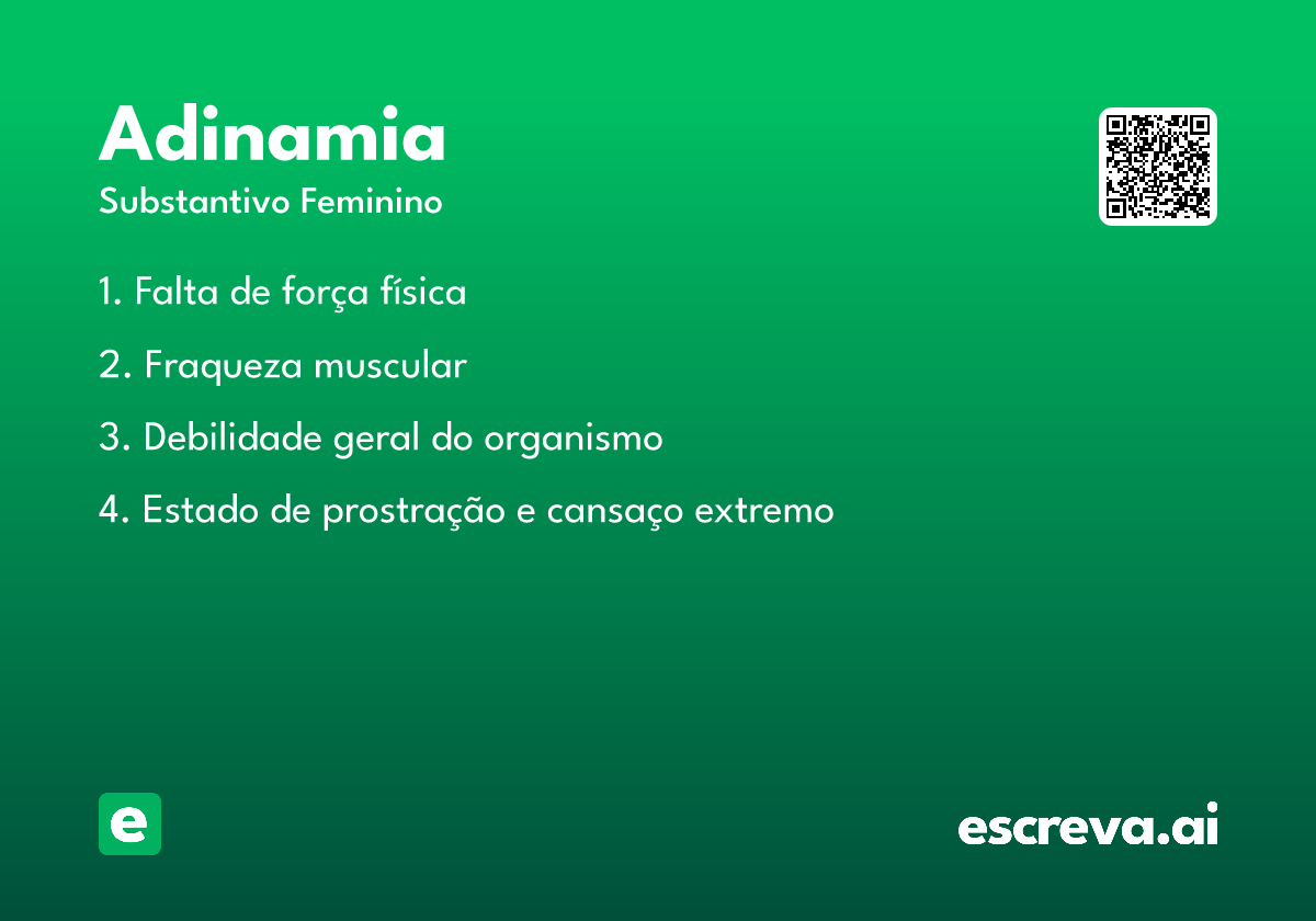adinamia