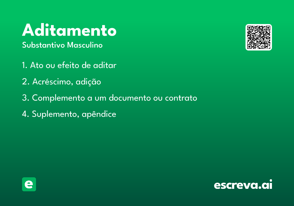 aditamento