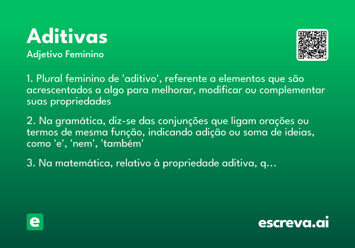aditivas