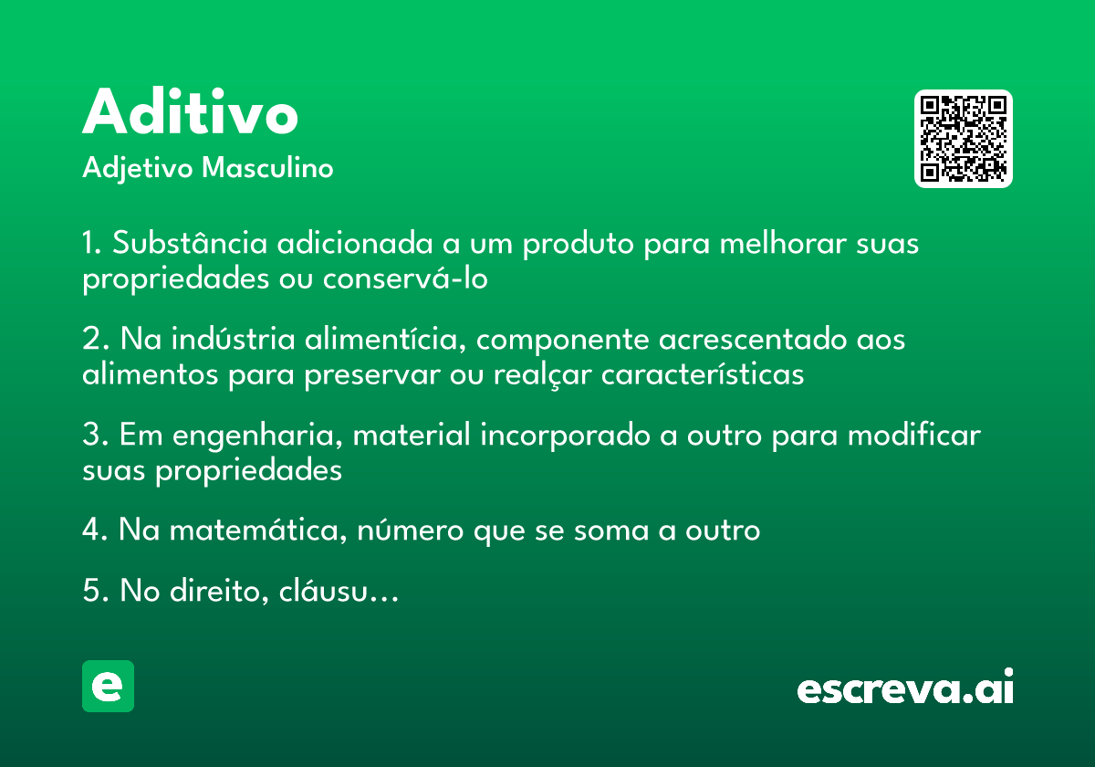aditivo