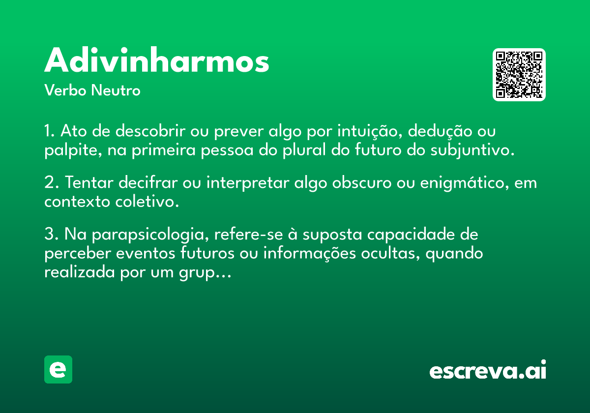 adivinharmos