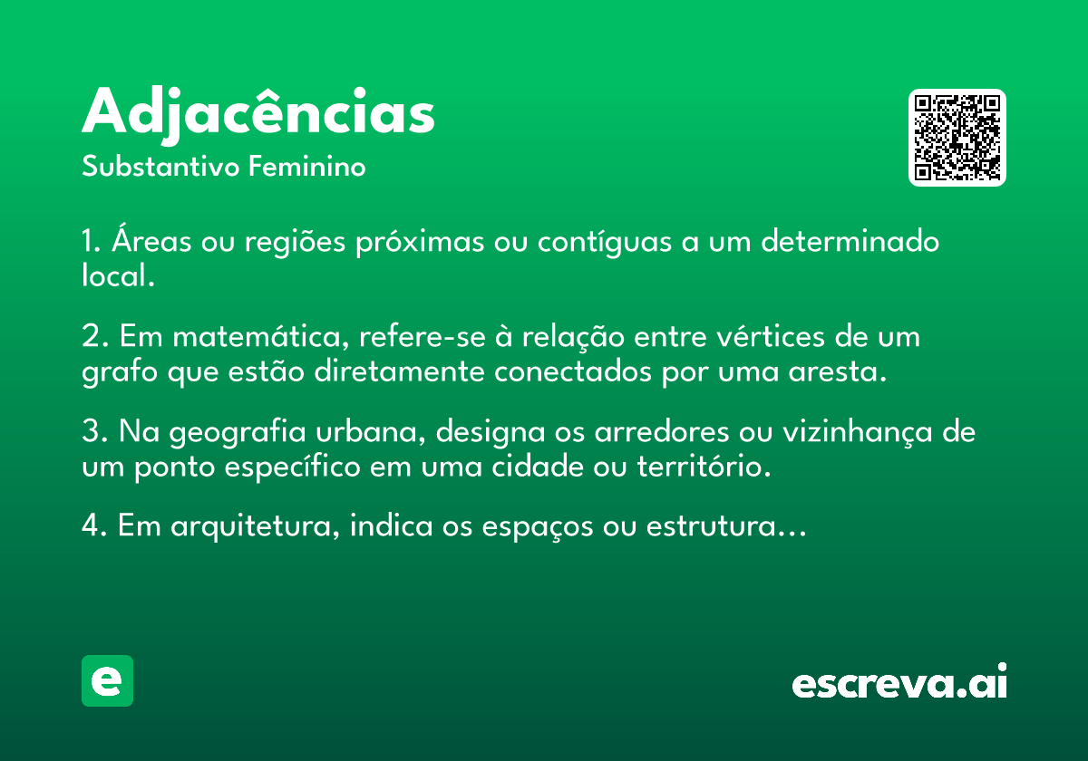 adjacências